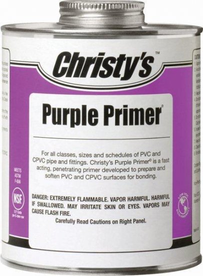 118ml PVC Purple Primer - Click Image to Close