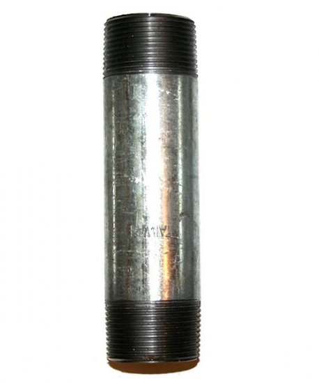 Galvanised SBE Pipe Pieces 1 1/2" x 450mm - Click Image to Close