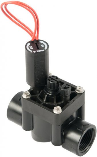 Hunter 25mm PGV Solenoid Valve with Flow Control FBSP x FBSP - Click Image to Close