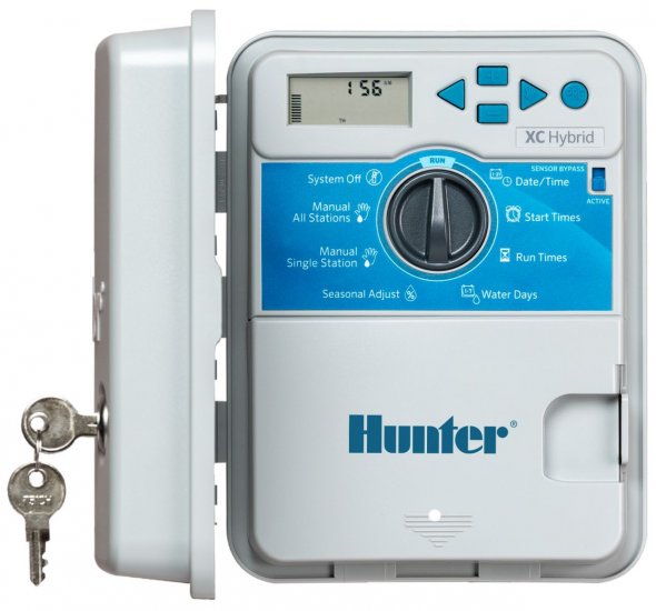 Hunter XC Hybrid 6 Station Battery Operated Controller - Click Image to Close