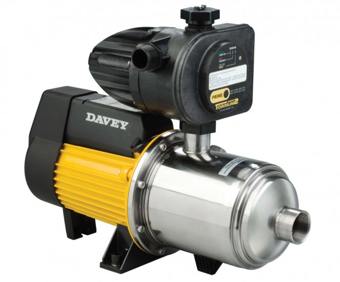 Davey HM60-06T Pressure Pump 0.58kW 240V with Torrium2® Controller - Click Image to Close