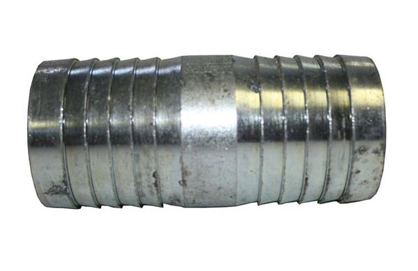 100mm Zinc Plated Steel Hose Joiner - Click Image to Close
