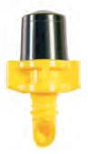 Micro Spray Two Piece 0.4m radius & 18L/h @ 100kpa (Yellow Base)