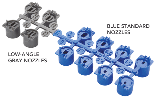 Hunter PGP Ultra & I-20 Nozzle Rack (Blue & Grey) - Click Image to Close