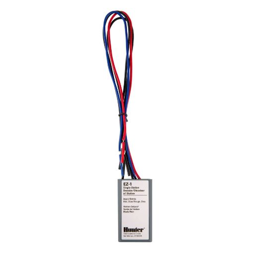 Picture of Hunter 1 station EZ decoder for use with  Pro-C, ICC2, Hydrawise HPC & Hydrawise HCC controllers