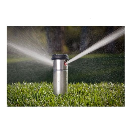 Picture of Hunter I-40 150mm (6") pop-up rotor sprinkler, stainless steel riser with check valve and opposing nozzles