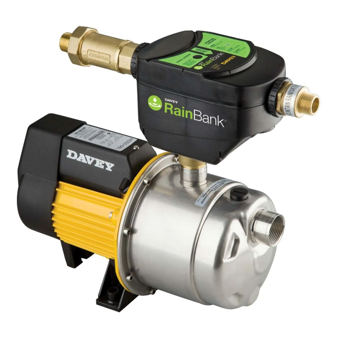 Picture of Davey KRB2 Rainbank and HS50-06 Surface Pump with top entry float - $1,335.00 Inc. GST