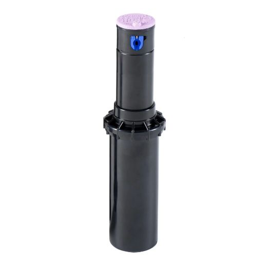 Picture of Hunter PGP Ultra 100mm (4") pop-up rotor sprinkler with Check Valve and reclaimed water ID logo Cap