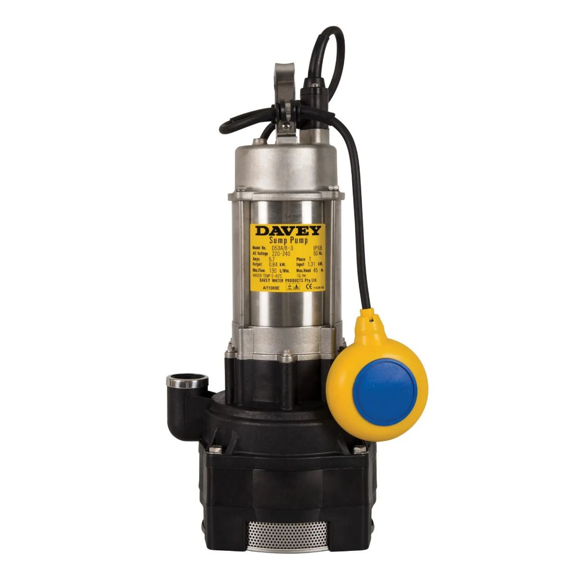 Picture of Davey KRBCABS2 Cabinet Mounted Rainbank and D53A/B Submersible Pump with 20mm Power Lead - $2,354.00 inc GST