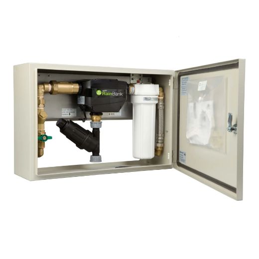 Picture of Davey KRBCABS2 Cabinet Mounted Rainbank and D53A/B Submersible Pump with 20mm Power Lead - $2,018.00 inc GST