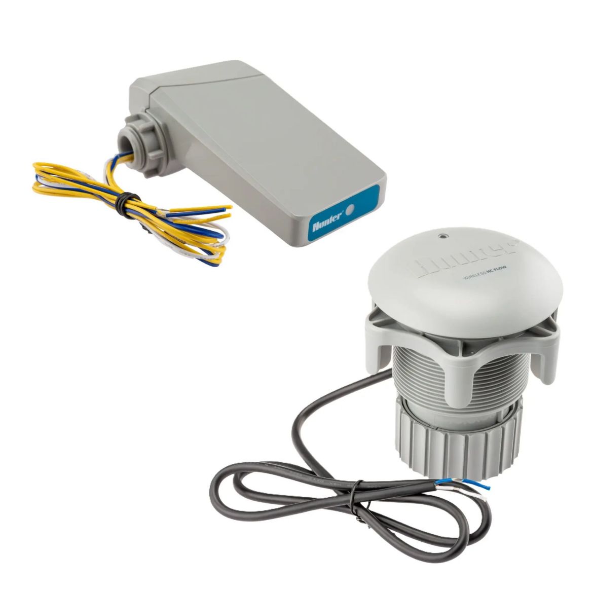 Picture of Hunter Wireless HC flow meter communication kit, includes transmitter and receiver
