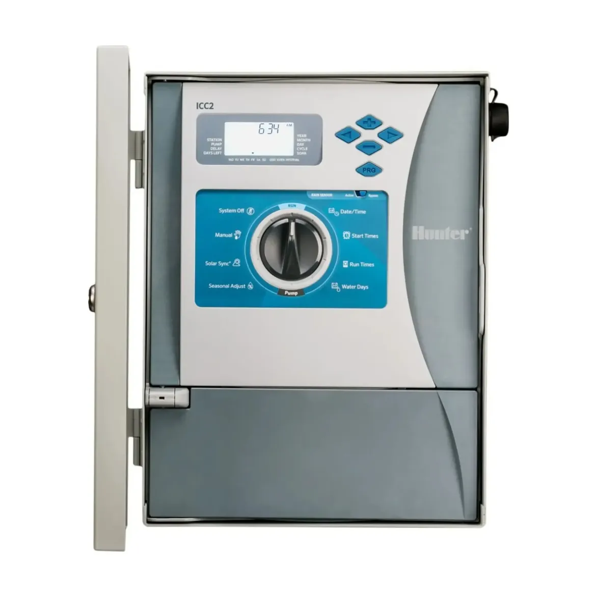 Picture of Hunter ICC2 8 station base unit modular outdoor stainless steel cabinet controller