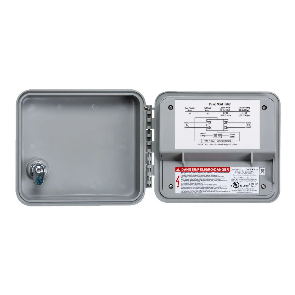 Picture of Hunter PSR Pump Start Relay 3HP 240V