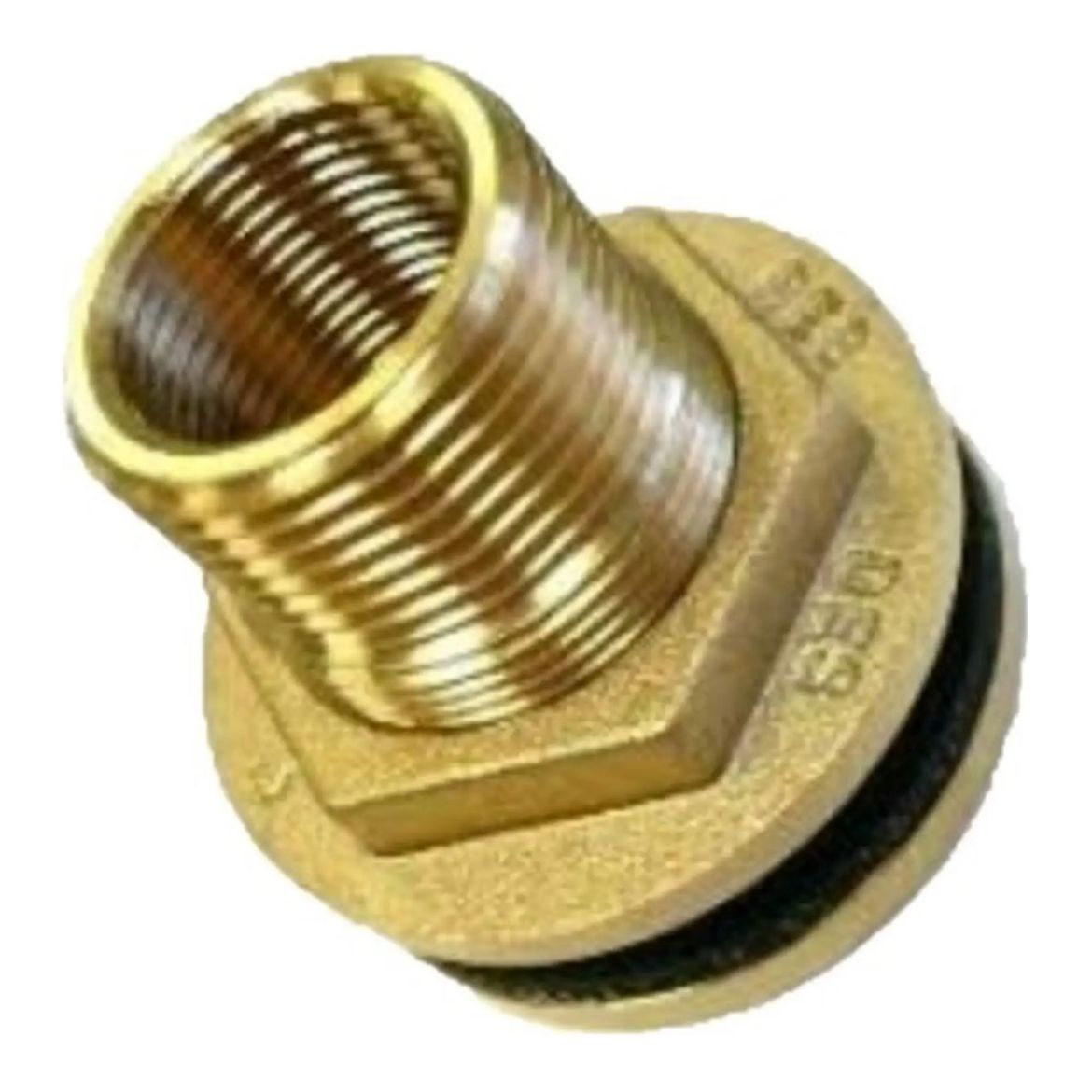 Picture of 40mm Male x 32mm Female Reverse Thread Brass Tank Outlet