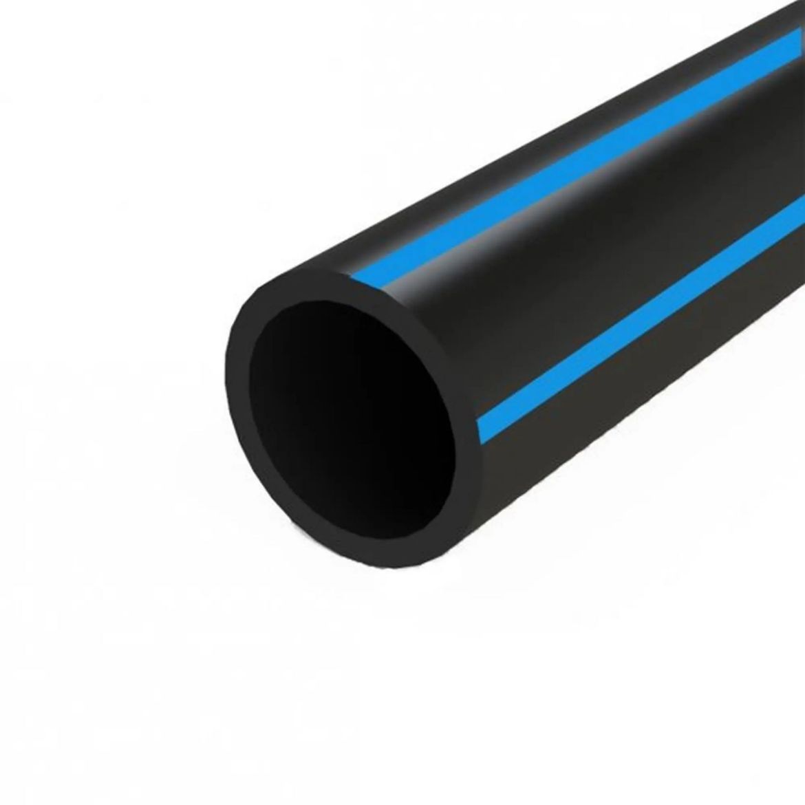 Picture of 110mm PN16 SDR11 PE100 Poly Pipe Blue Stripe **STORE PICKUP ONLY**